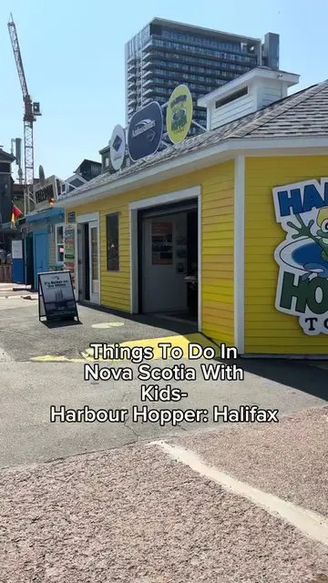 Things To Do In Nova Scotia With Kids 🐸 Today’s adventure: Harbour Hopper-Halif