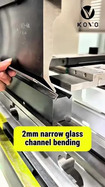 2mm glass channel - narrow width, tight tolerance. Standard tooling can't handle