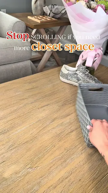 I almost bought another closet organizer… until I tried this. Four zip ties, two
