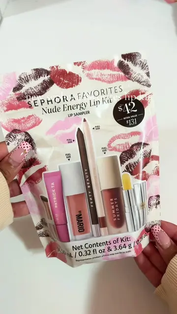 swatching the new sephora favorites nde energy lip kit 💄 #sephorafavorites #sep