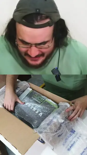 SERÁ QUE NUTELLOU O CANAL? #1155doet #unboxing #fy #nvidia #rtx5070