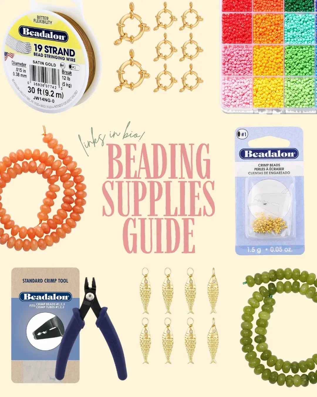 It’s the summer of the beaded necklace stack — and these are so easy and fun to 