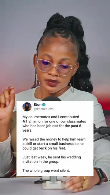 This particular person is the reason why Soo many don't give, because they will 
