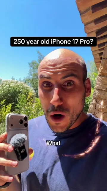 Too bad we won’t witness this historical Apple moment! #timecapsule #iphone17pro
