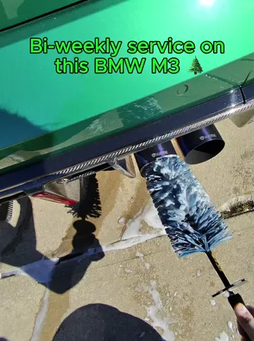 Bi-weekly service on this BMW m3 #mobilecardetailing #detailing #weekly #viral #