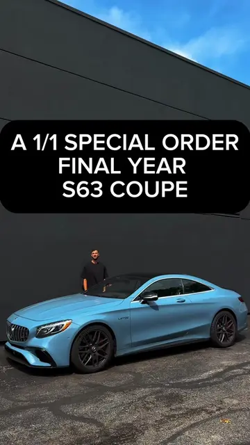 A very special 1/1 S63 Coupe that I remember from new, and now has 100,000 miles