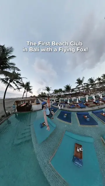 Worth it for the FREE flying fox with an amazing beach view! 🌊✨ 📍Atlas Beach C