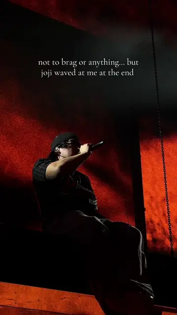 like HELLO? I will NEVER get over this 😭🖤@Joji #fyp #joji #concert #austintx #
