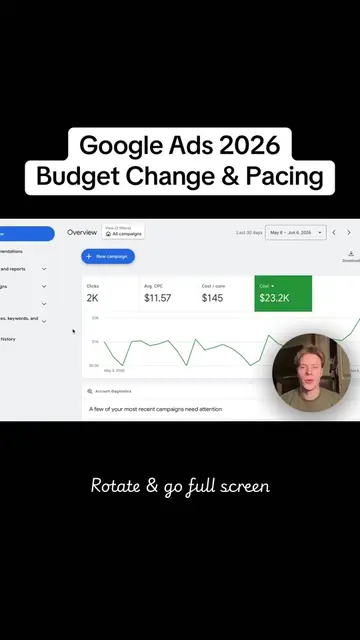 The new Google Ads update affecting how budget and campaign spending works. New 