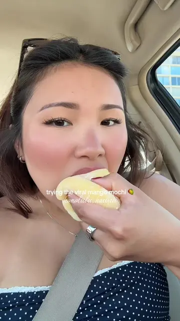 mango mochi is my weakness 🥭 📍kansai yamato - honolulu, HI  #hawaii #mangomoch
