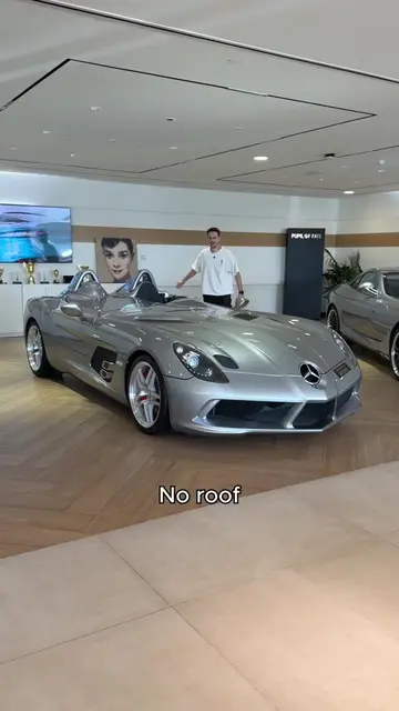This Mercedes Doesnt Come with a Roof or Windshield 😏😆 #car #luxury #supercar