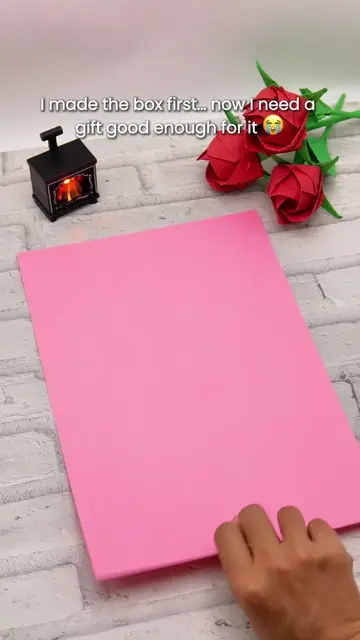 DIY Gift Box That Looks Store-Bought #DIY #giftideas #satisfying #fyp #handmadeg