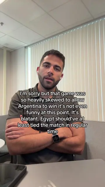 It should’ve been 3-3 argue with a wall I cannot believe Egypts second goal was 