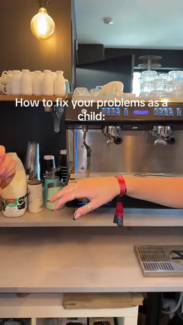 The answer to everything #icedcoffe #problem #fyp #coffeeshop #hospitality 