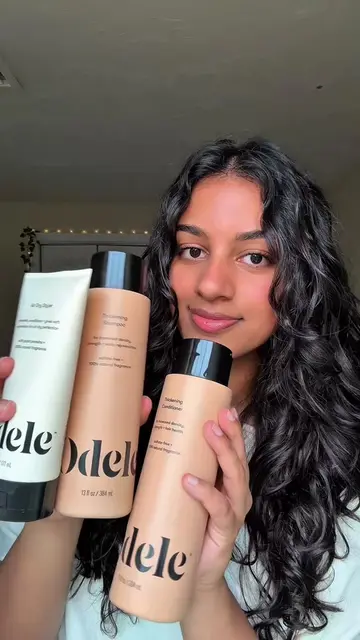 three of my haircare essentials ⭐️ @Odele #OdelePartner #odelebeauty #wavyhair #