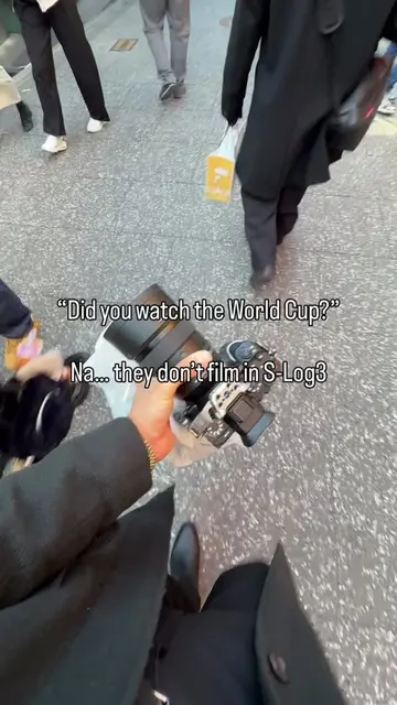 😒 caught them using Canon. S-Log live would be insane. #sony #worldcup #videogr