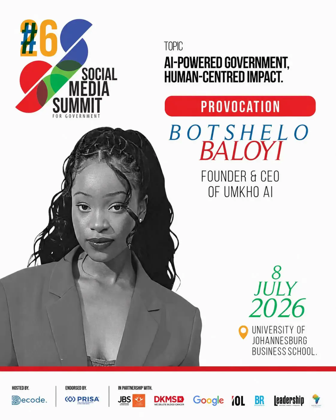 Our Founder & CEO, Botshelo Baloyi, will be sharing why South Africa shouldn’t j
