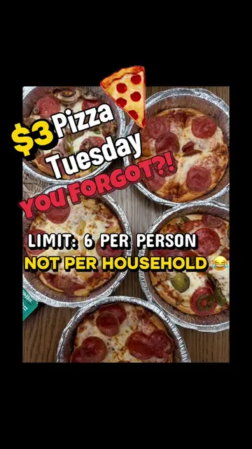 If you don’t feel like cooking today, here’s your reminder. 🍕 Pizza Hut has $3 