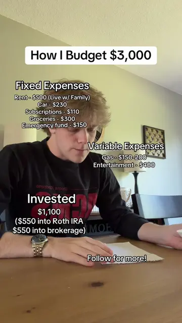How I typically budget my $3,000 paycheck! #budgetingtips #budget #Budgeting #mo