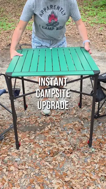You can never have too much table space at the campsite. It's one of those thing