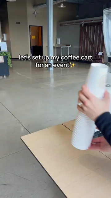 Let’s set up my coffee cart for an event✨ ig: @simply_coffeeco  #simplycoffeeco 