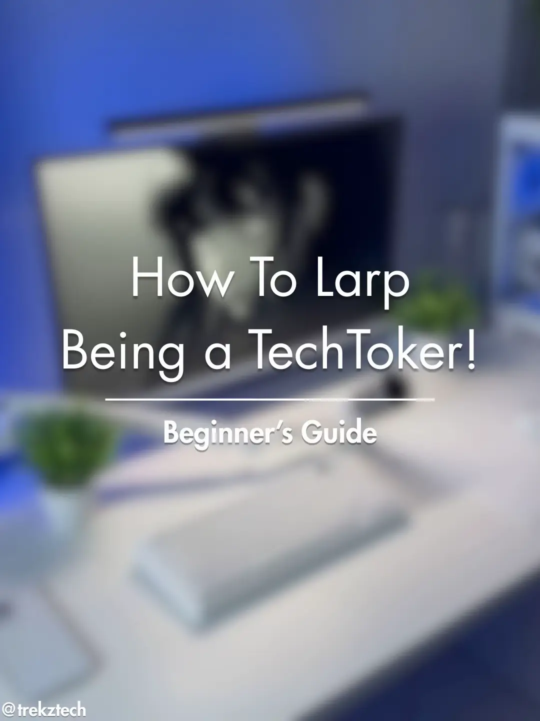 I just got mad at the fact there were so many generic techtok creators so I crea