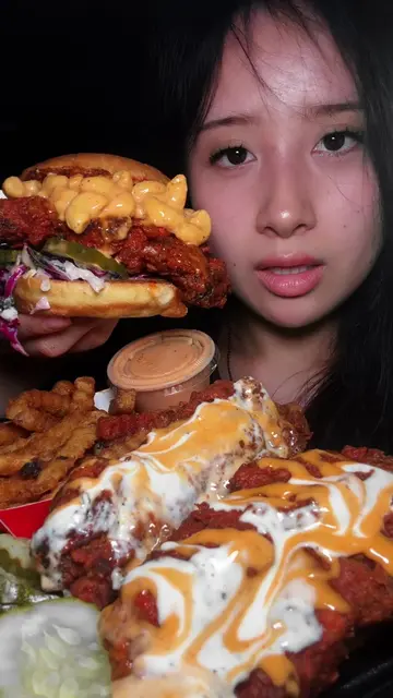 Dave’s Hot Chicken X-Men meal @Dave’s Hot Chicken #daveshotchicken #friedchicken
