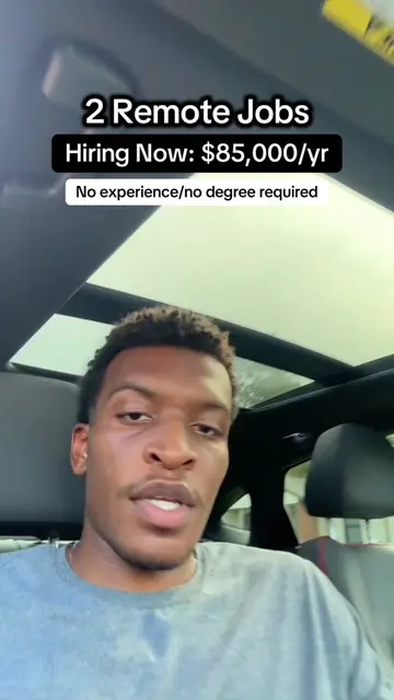 These two remote opportunities are paying up to $85K a year 👀 Comment “resume” 