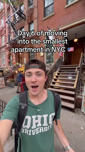 I love my small nyc apartment… I said it 🫣 #nyc #smallapartment #nycvlog 