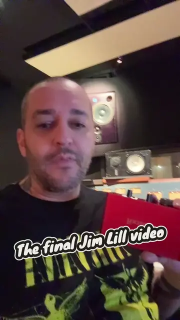 The final take we need on the Jim Lill video. Doing the real work with the testi