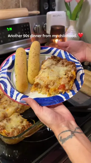 Baked spaghetti was one of those meals that always brought everyone to the table