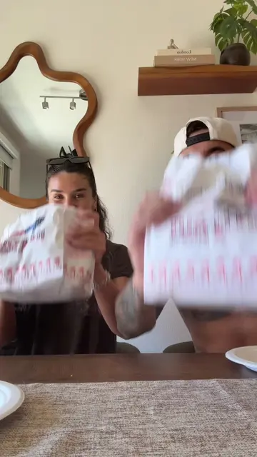 trying a new in n out order 🍔🌴 did I order mine correctly!? #innout #innoutord