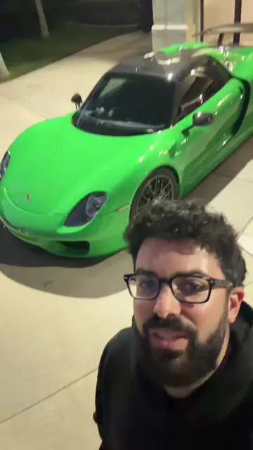 This 918 flew here in a plane. 