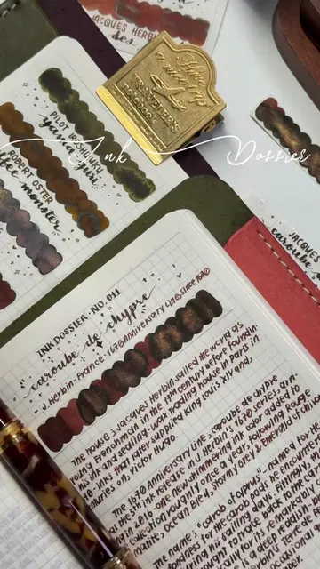✨This is your sign to start an Ink Dossier / Ink journal✨🖋️ where every fountai