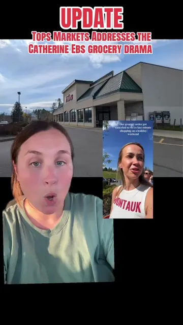 Update: Tops Markets Addresses the Catherine Ebs grocery drama #catherineebs #to