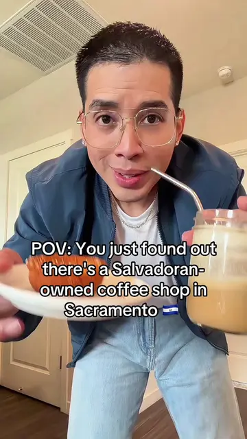 POV: You just found out there's a Salvadoran-owned coffee shop in Sacramento 🇸�