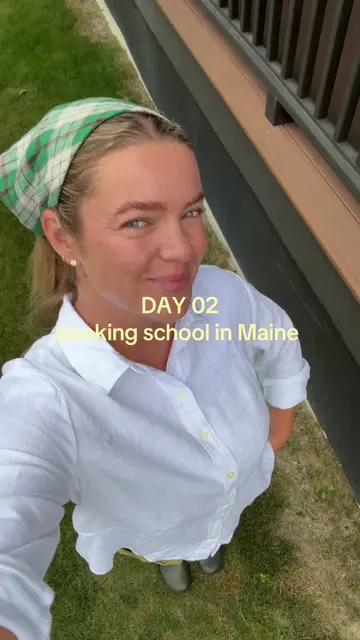 another great day at salt water farm! 🥧🍰🫐#cookingschool #saltwaterfarm #maine