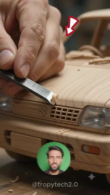 How to Create Trending Wooden Car Craft Videos Using AI Wooden Car Craft videos 