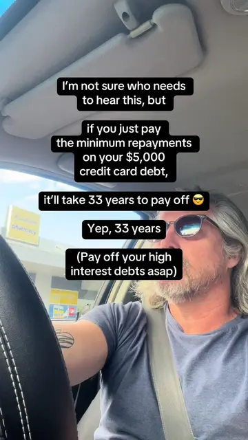 Pay off high interest debts asap 😎 *These numbers assume an interest rate of 18