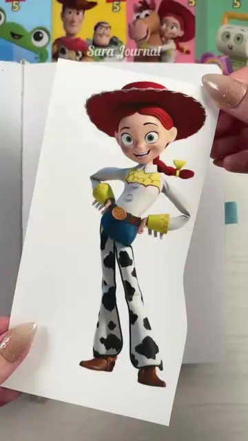 Toy Story 5 Jessie Journaling🌹⭐️👞🐴🌲トイストーリー5 コラージュ 다꾸 #toystory5 #toystory #j