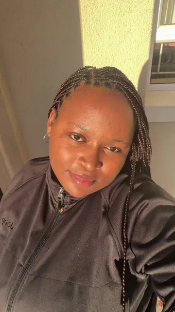 Knotless for the win! 😆 #knotlessbraids #newhair #hairstyle #maintanance #kgabi
