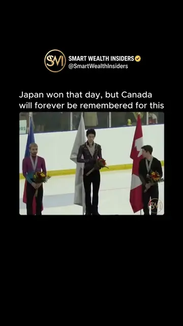 Sportsmanship at its finest. Japan may have taken home the gold, but Canada gave