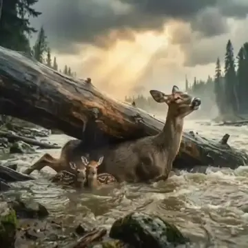 A Very Heart Touching Story the Kindhearted Man and the Good Dog Saved the Deer 