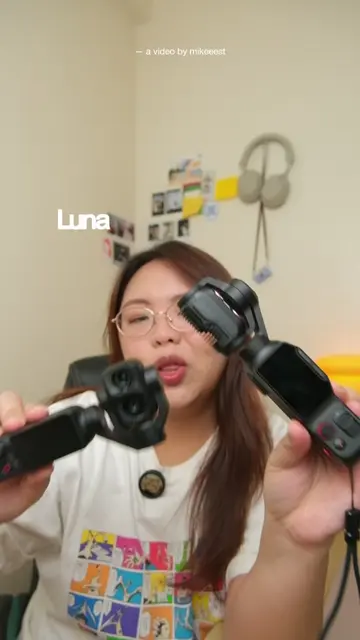 The reveaaaal ~ this is still Insta360 Luna Ultra vs DJI Osmo Pocket 4P ✨🫶 so w