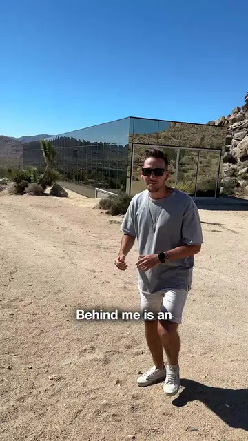 Anybody got a spare $18 million? 😅😂 #invisible #mansion #desert #california #s