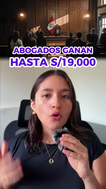 Abogados en Perú: ¿pueden superar los S/19,000 al mes? ⚖️🇵🇪 Si estás estudiand