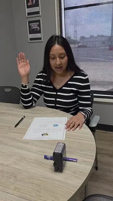 Every successful notary starts with one moment... taking the oath. 🎉 No matter 