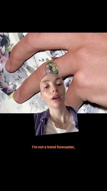#greenscreen i’m seeing this kind of engagement ring all over the place and I co
