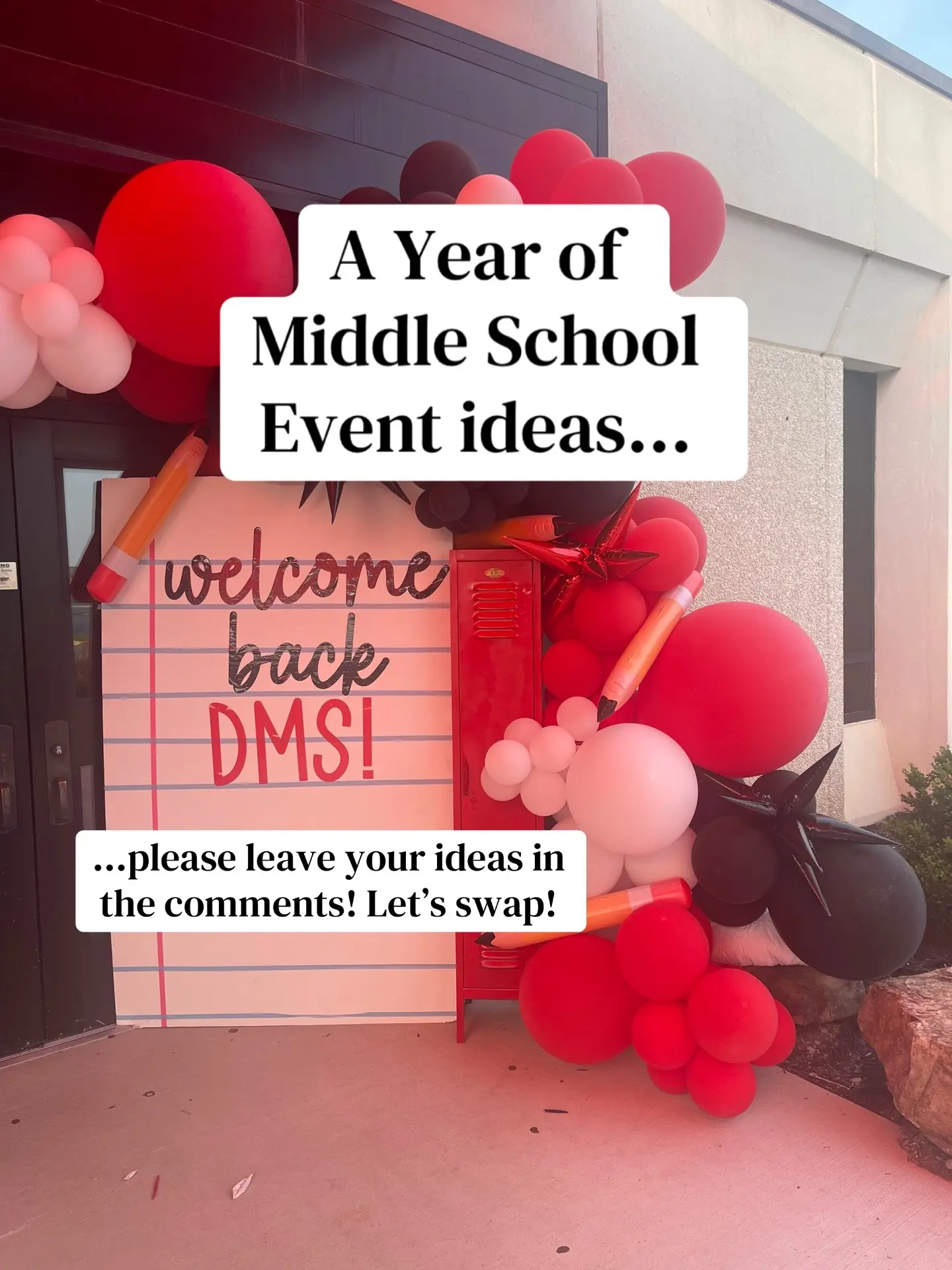 Here are our major events for OUR middle school. For more info on individual eve