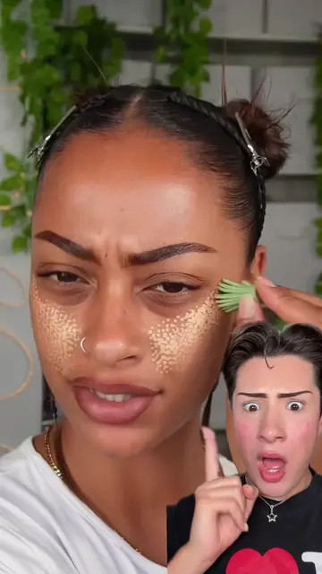 TRYING CLICKBAIT MAKEUP??!😱🤔😭 #makeup #beauty #viralmakeup #makeuphacks #make
